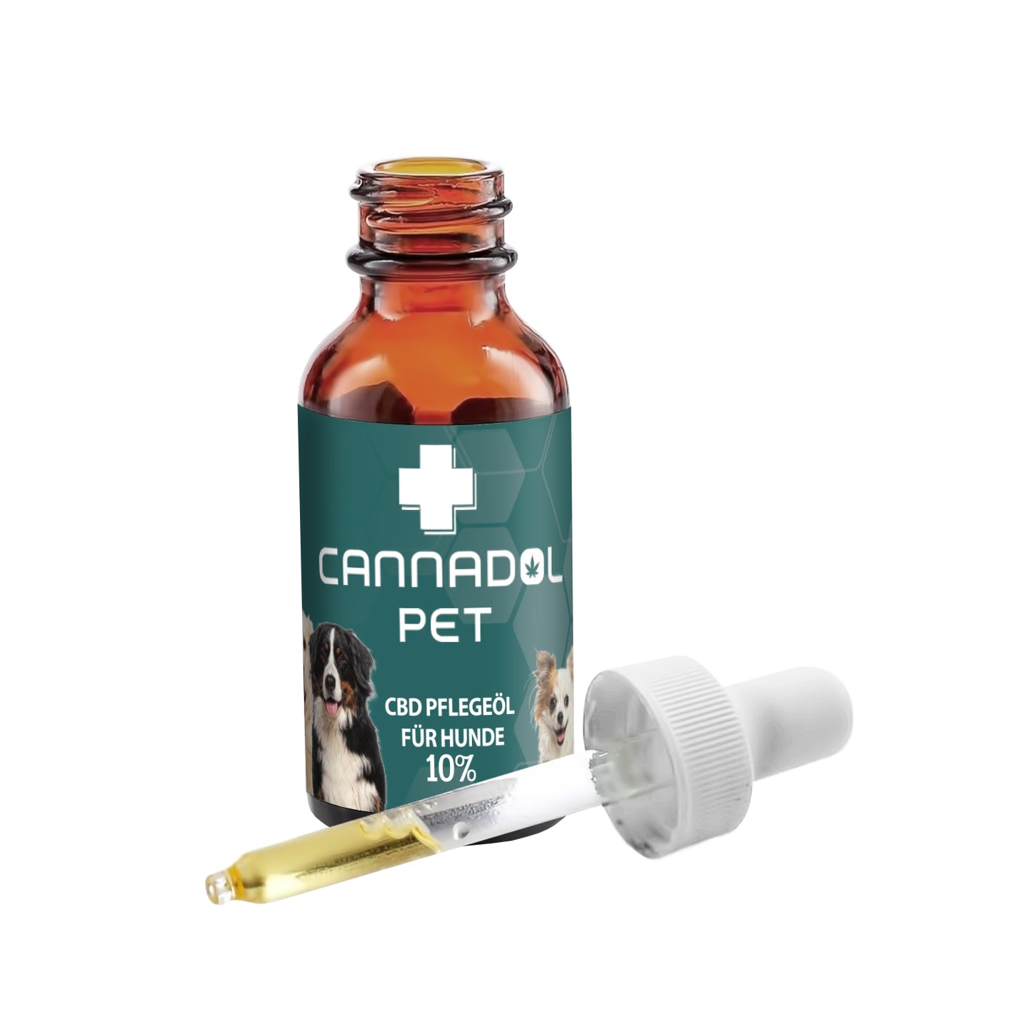Cannadol Pet 10% Premium CBD Öl für Hunde - (10 ml)