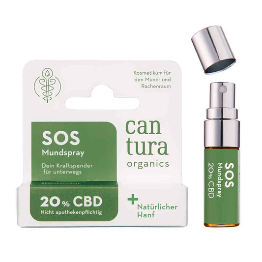 Cantura CBD Mundspray 20% - Natürlicher Hanf - (500mg) - 2.5ml