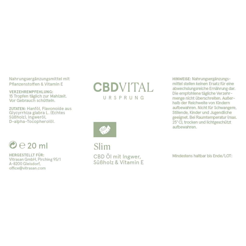 CBD Ursprung SLIM