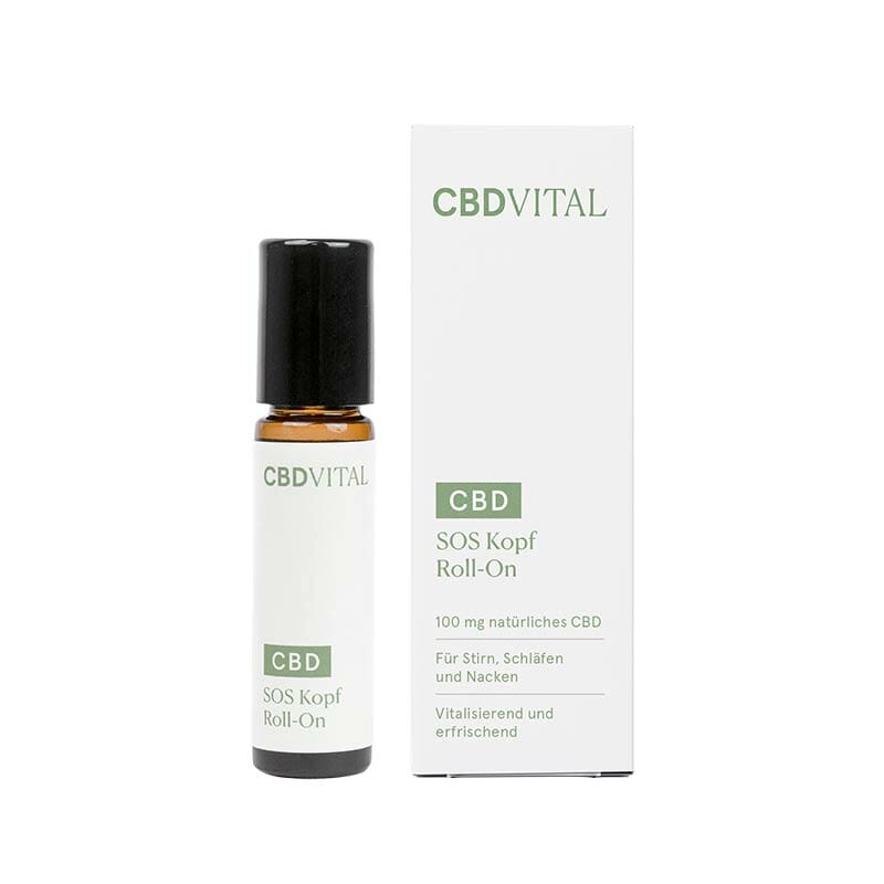 CBD VITAL SOS CBD Kopf Roll-On mit (100mg) CBD - 10ml