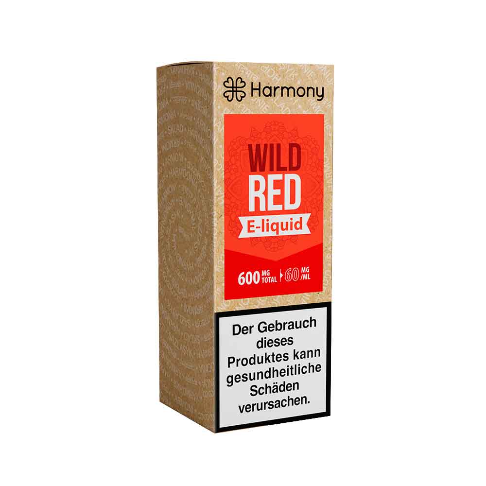 Harmony Wild Red- CBD E-Liquid 6% (600mg) - 10ml