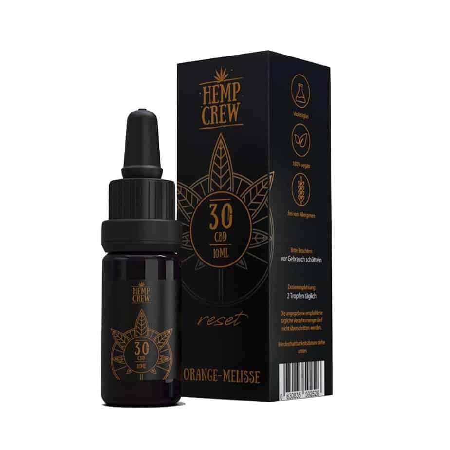 Hemp Crew- RESET - Orange-Melisse - CBD Öl 30% (3.000mg) - 10ml