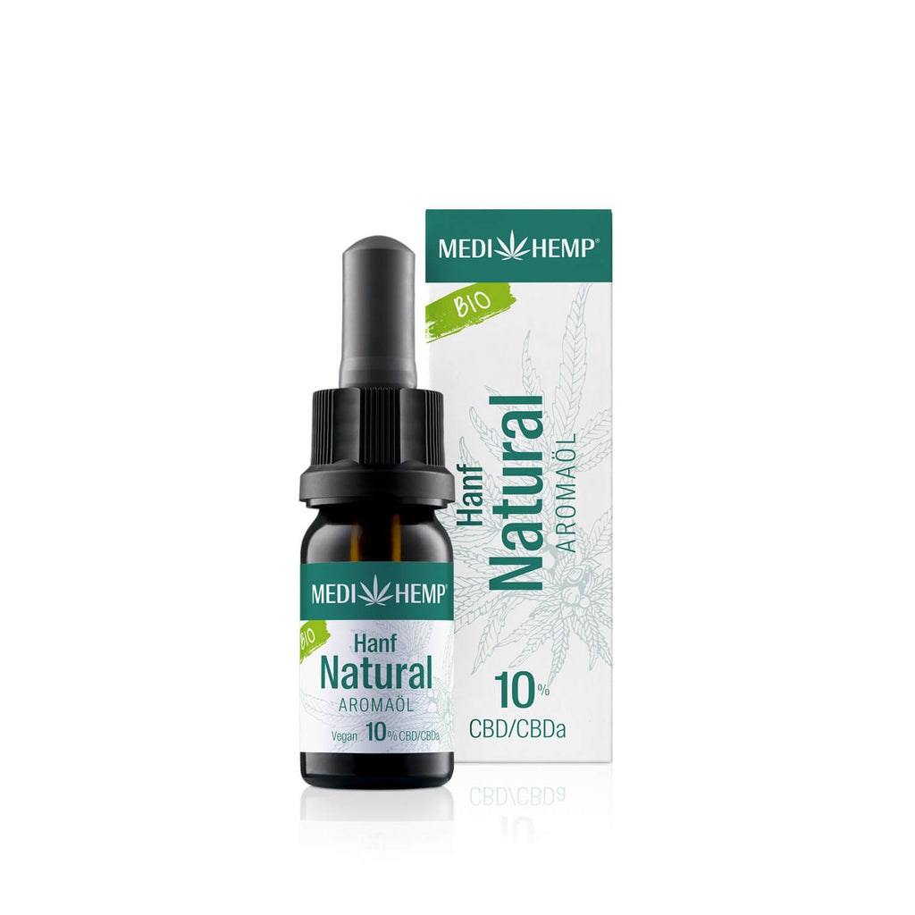 Medihemp - Bio Hanf Natural - Bio CBD Öl 10% (1.000mg) - 10ml