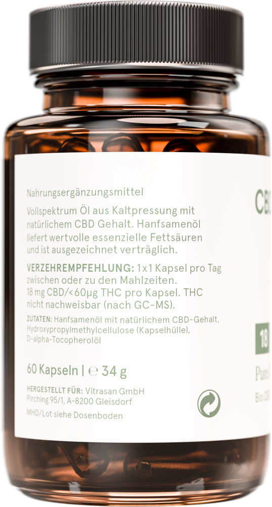 PURE CBD 18 (10%) Kapseln